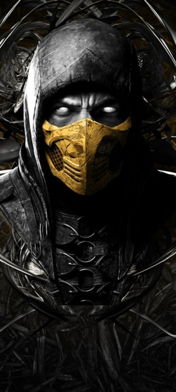 Scorpion (Mortal Kombat) video game Mortal Kombat Phone Wallpaper