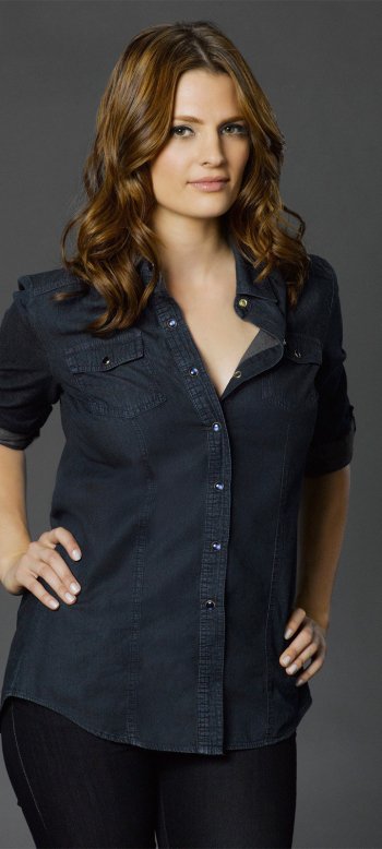 actress Canadian Celebrity Stana Katic Phone Wallpaper