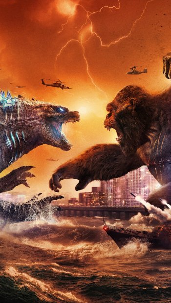 King Kong Godzilla movie Godzilla vs Kong Phone Wallpaper