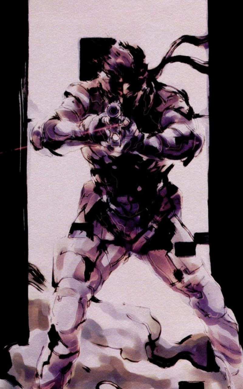 Metal Gear Phone Wallpaper by Yoji Shinkawa