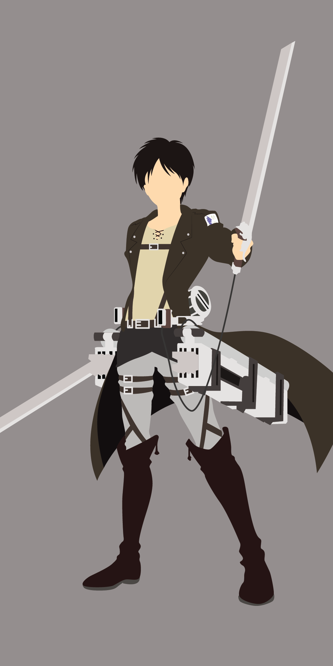 Download Eren Yeager Anime Attack On Titan Phone Wallpaper