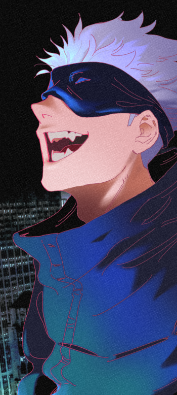 Satoru Gojo Anime Jujutsu Kaisen Phone Wallpaper