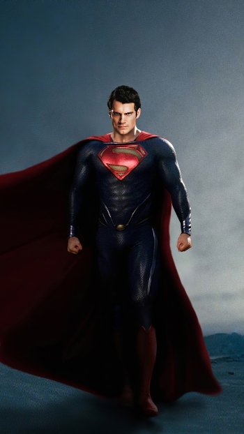 Superman Henry Cavill movie Man of Steel Phone Wallpaper