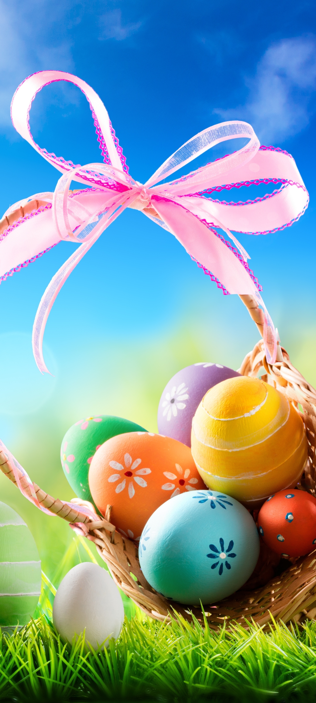 Happy easter quote celebration color colorful cute eggs holiday pink  rainbow HD phone wallpaper  Peakpx