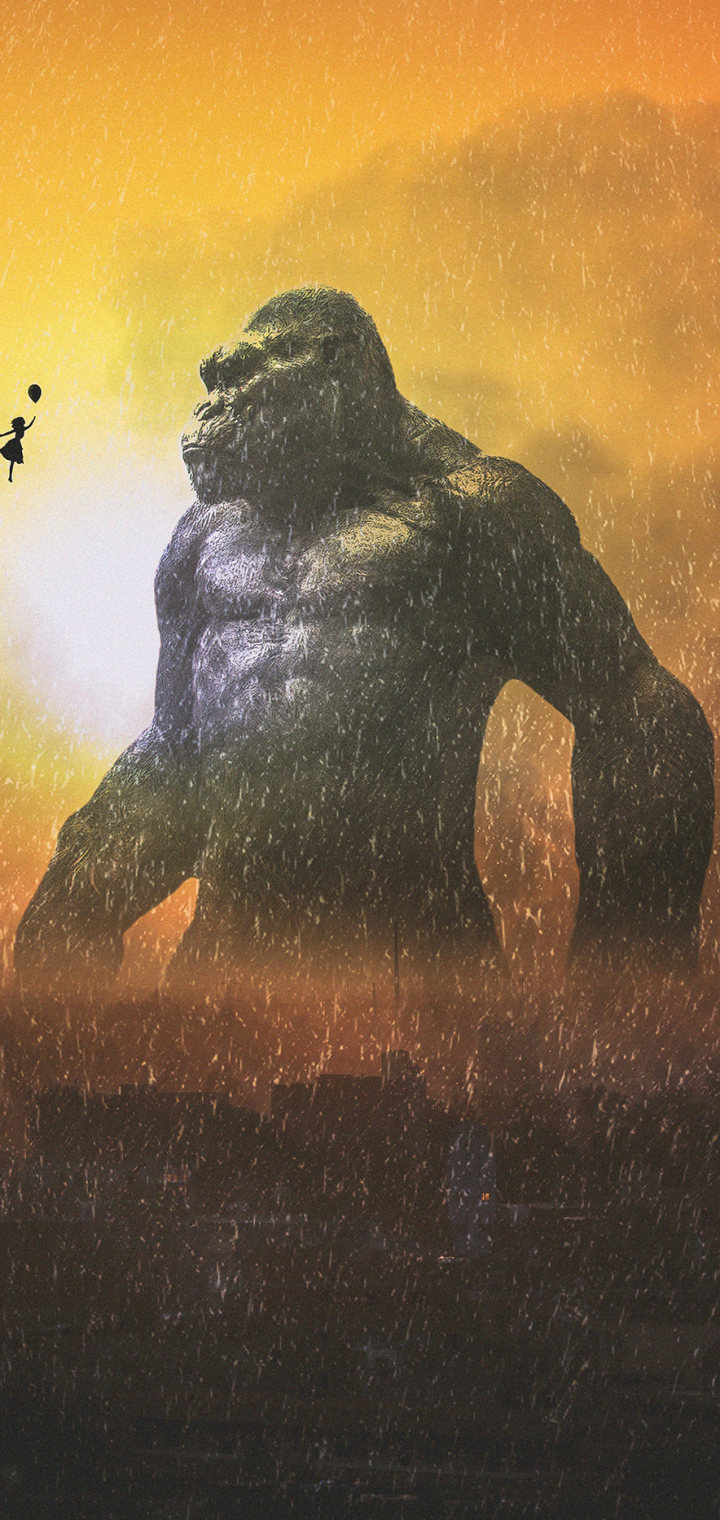 Fantasy King Kong Phone Wallpaper by Muhammad El Baily
