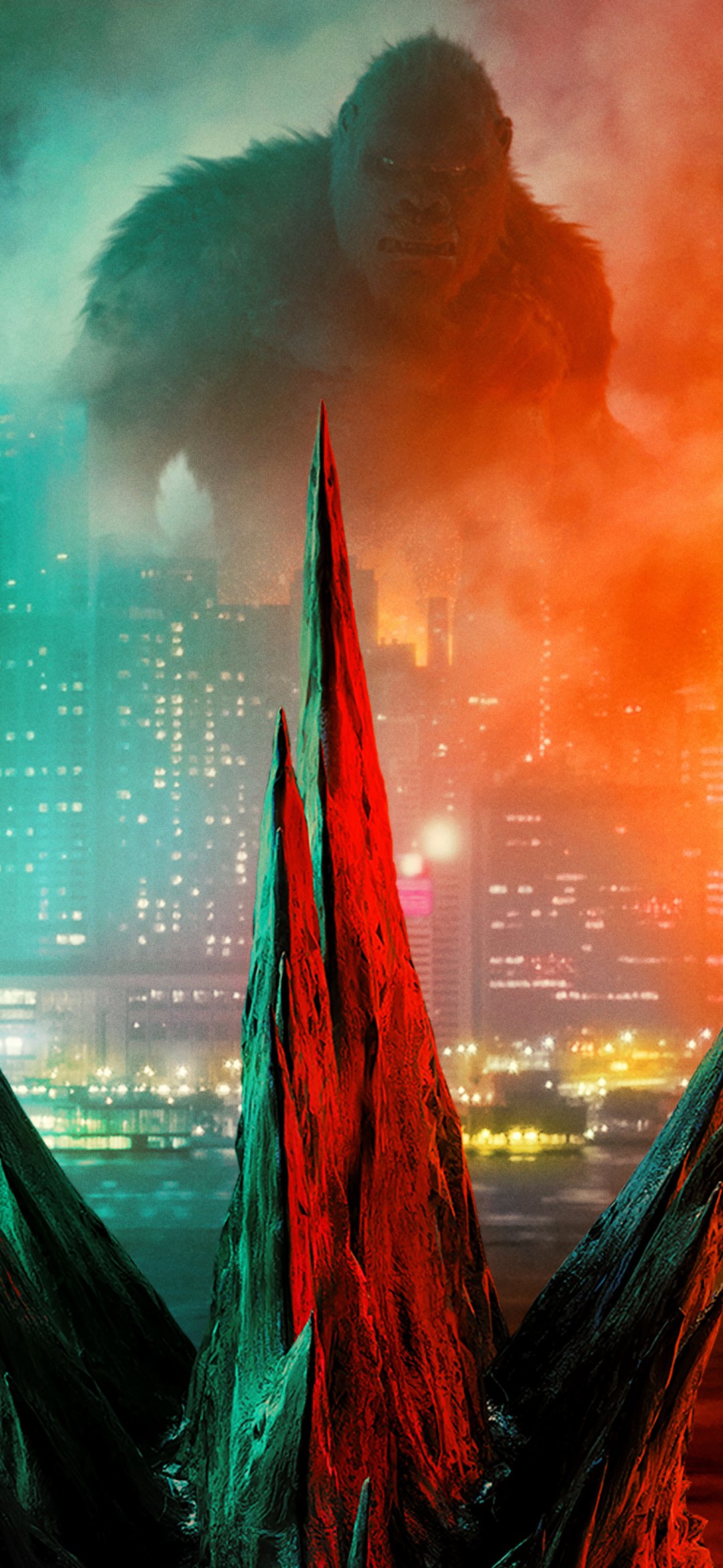 Download Godzilla Godzilla (Monsterverse) King Kong Movie Godzilla Vs Kong Phone Wallpaper