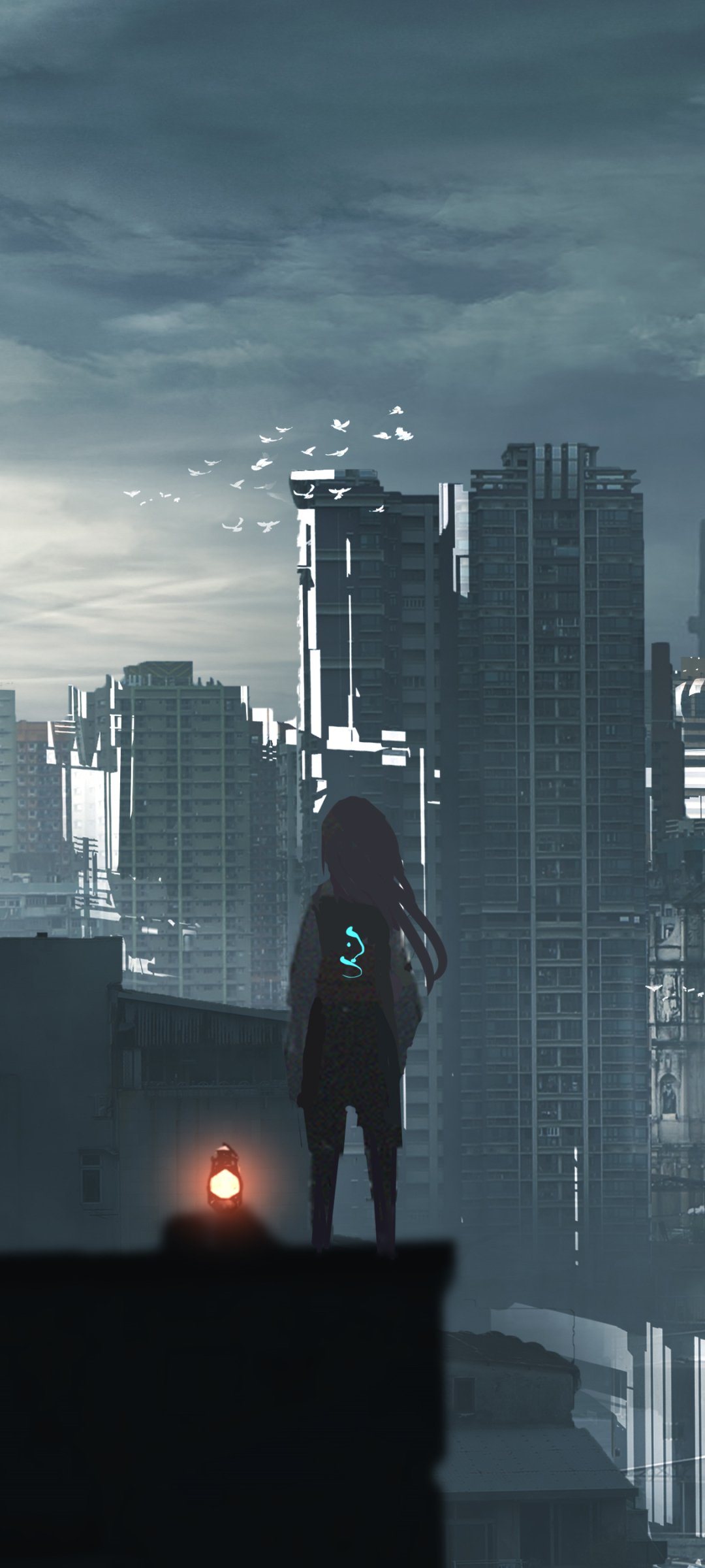 Download Anime City Anime City Phone Wallpaper