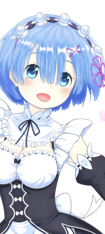 Rem (Re:ZERO) Anime Re:Zero - Starting Life in Another World Phone Wallpaper