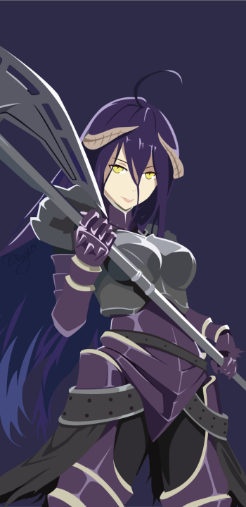 Albedo (Overlord) Anime Overlord Phone Wallpaper