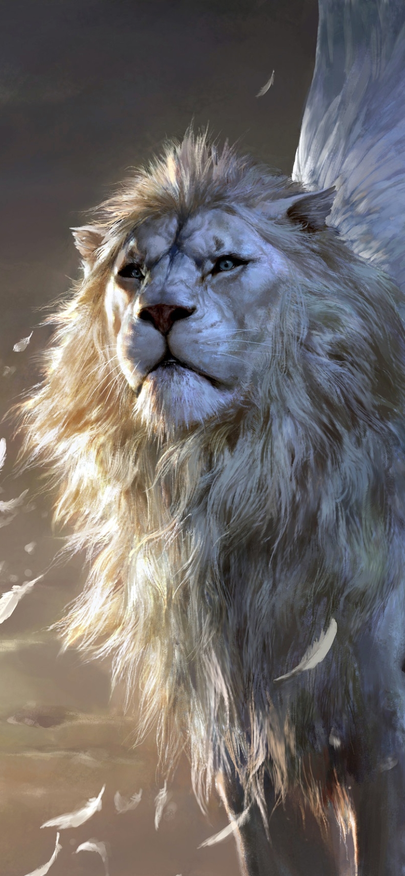 Fantasy Lion Phone Wallpaper