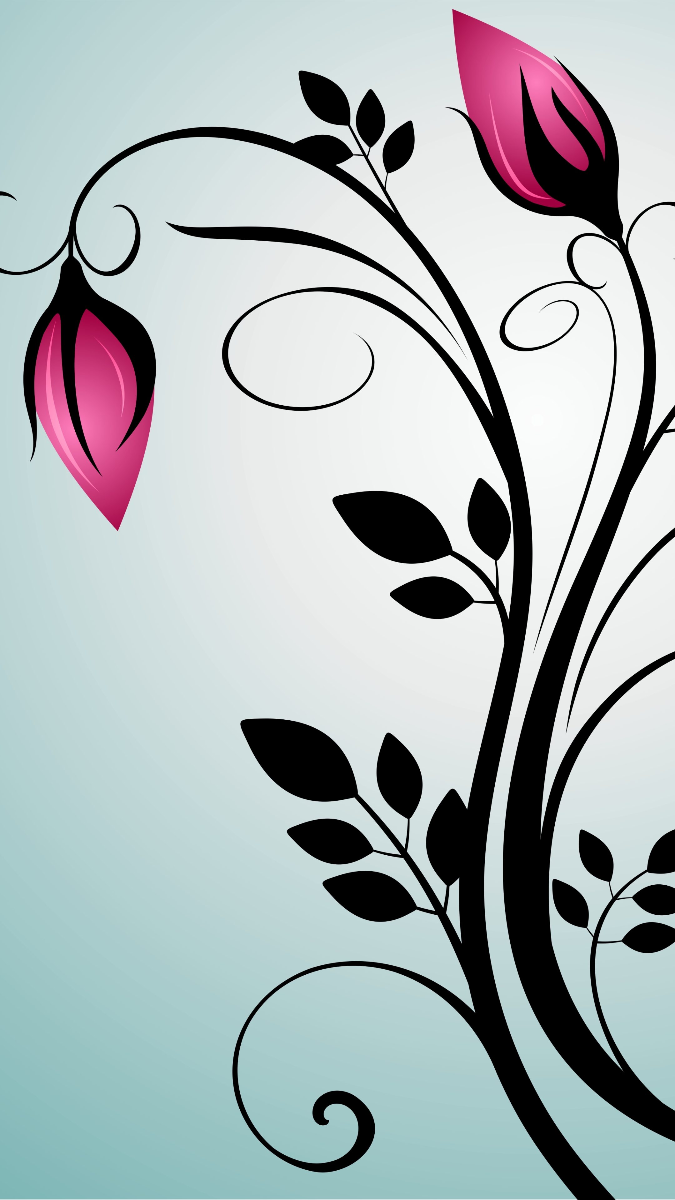 Artistic Flower Phone Wallpaper