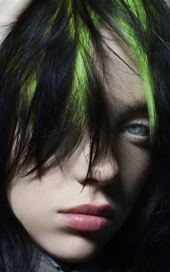 face American singer music Billie Eilish Phone Wallpaper