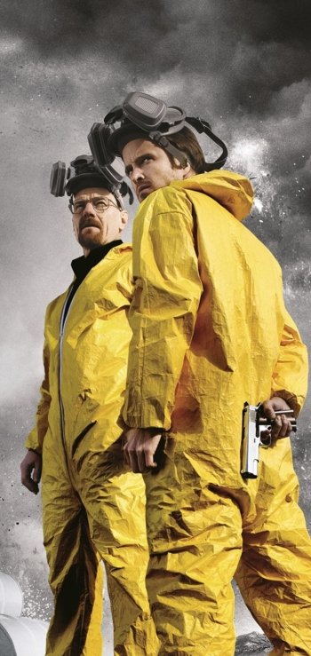 Aaron Paul Jesse Pinkman Bryan Cranston Walter White TV Show Breaking Bad Phone Wallpaper