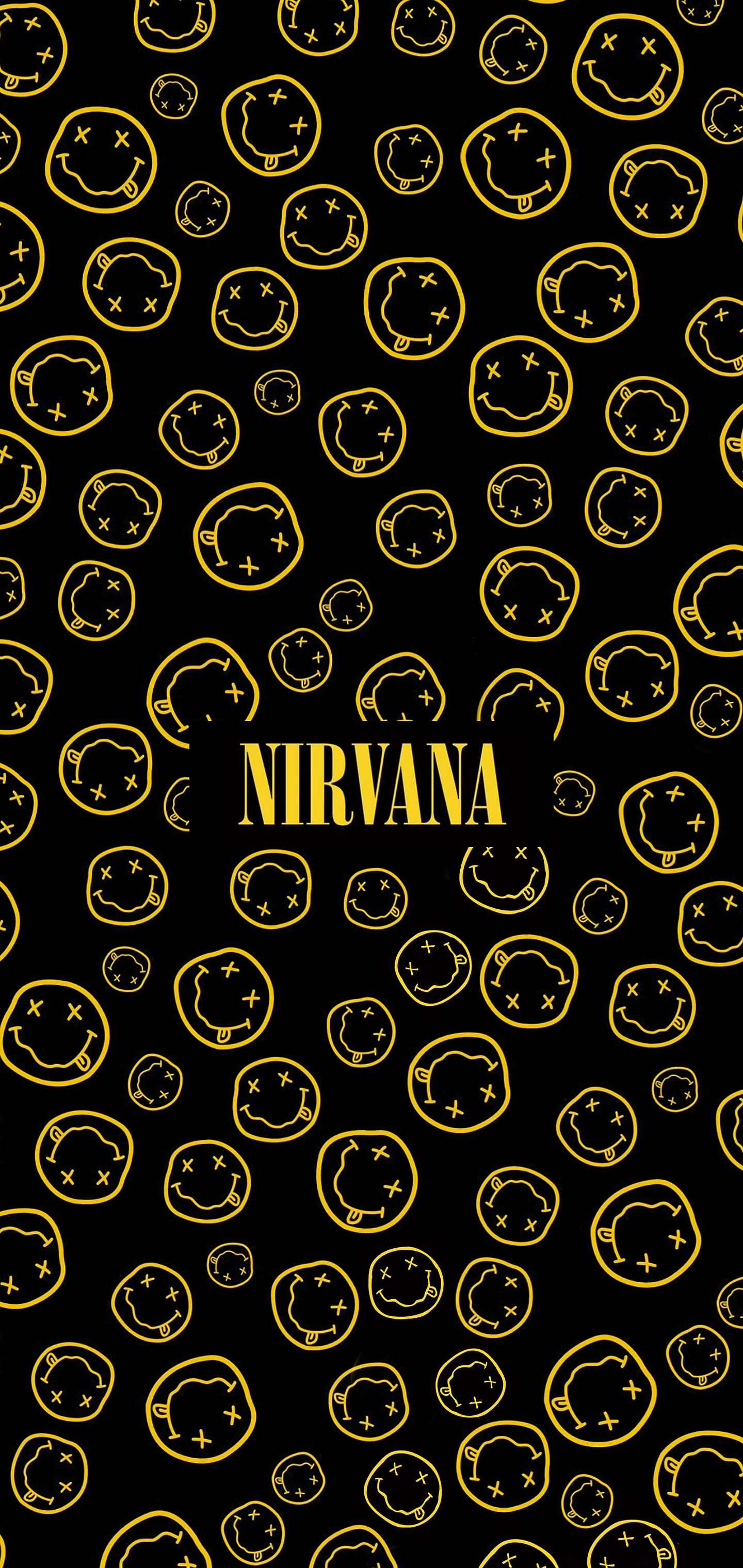 Nirvana Smiley Graphic WALL (With Logo) by Dthlives