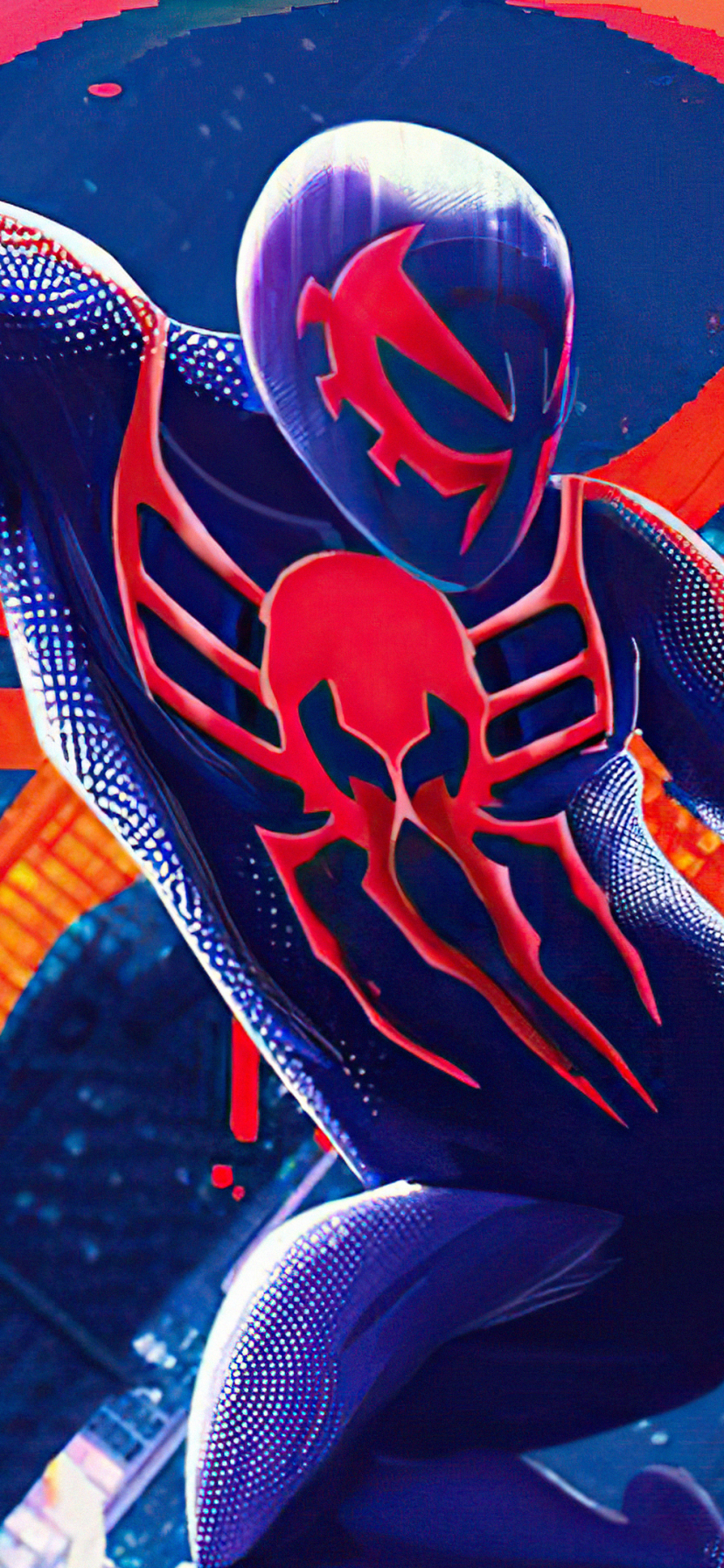 Spider-Man 2099 Phone Wallpaper by V2V Designs