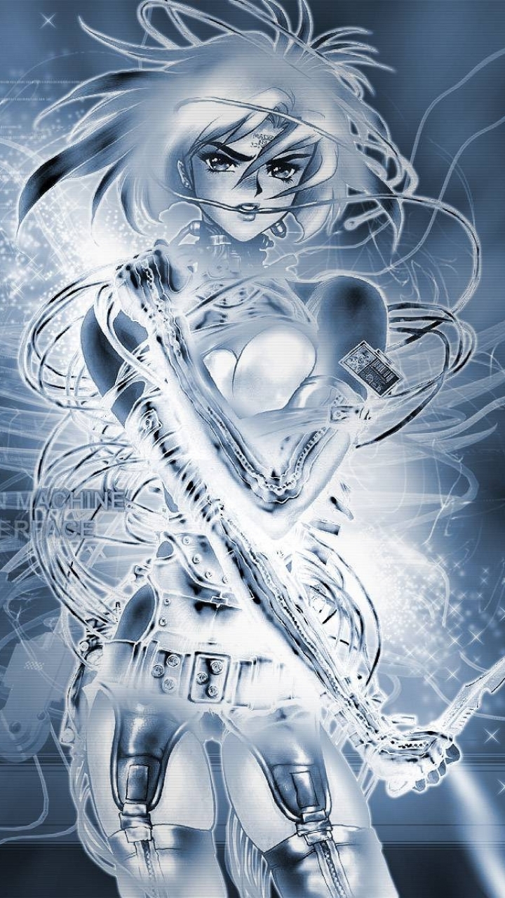 Ghost In The Shell Phone Wallpaper by Masamune Shirow