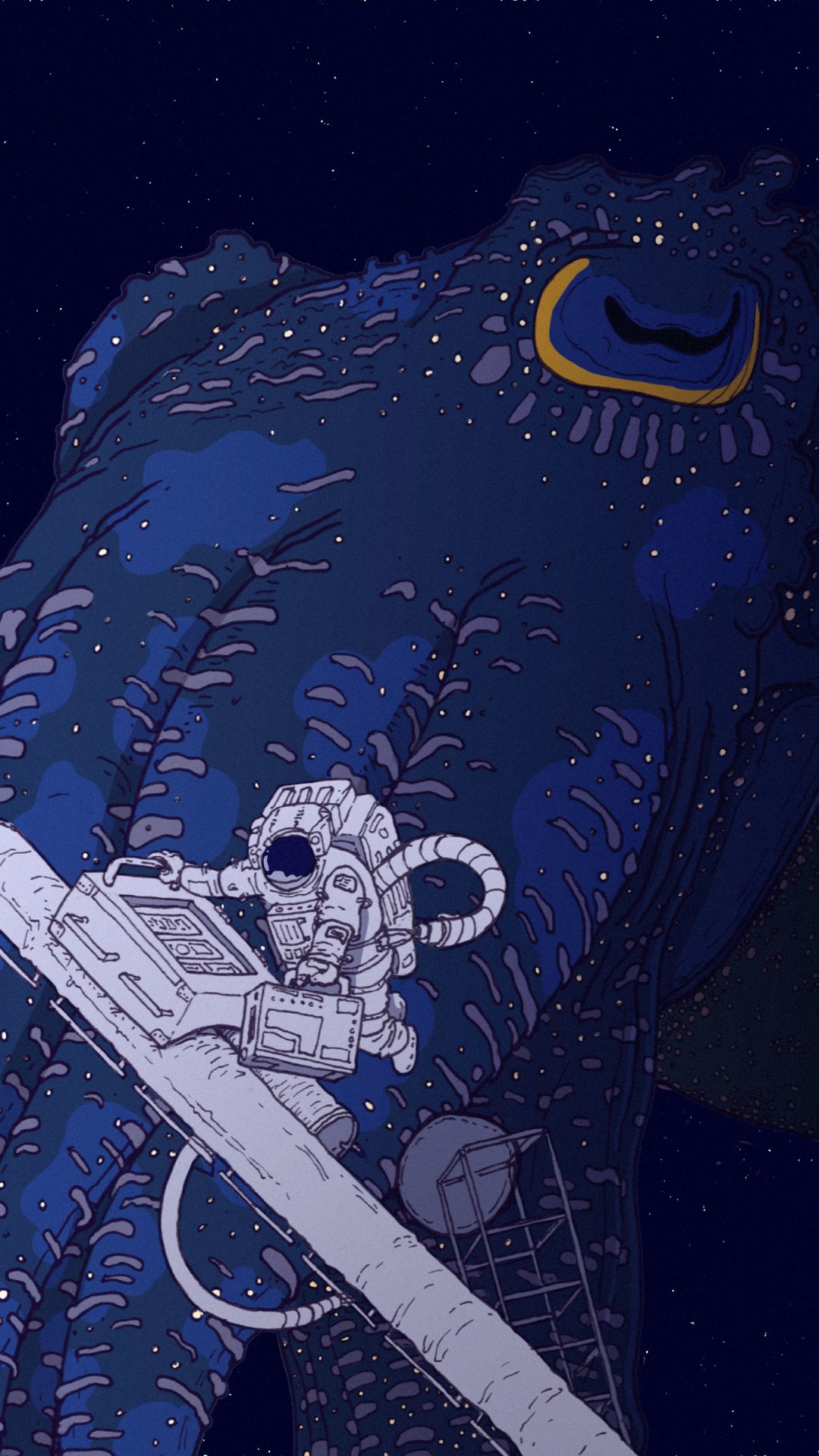 Download Sci Fi Astronaut Phone Wallpaper