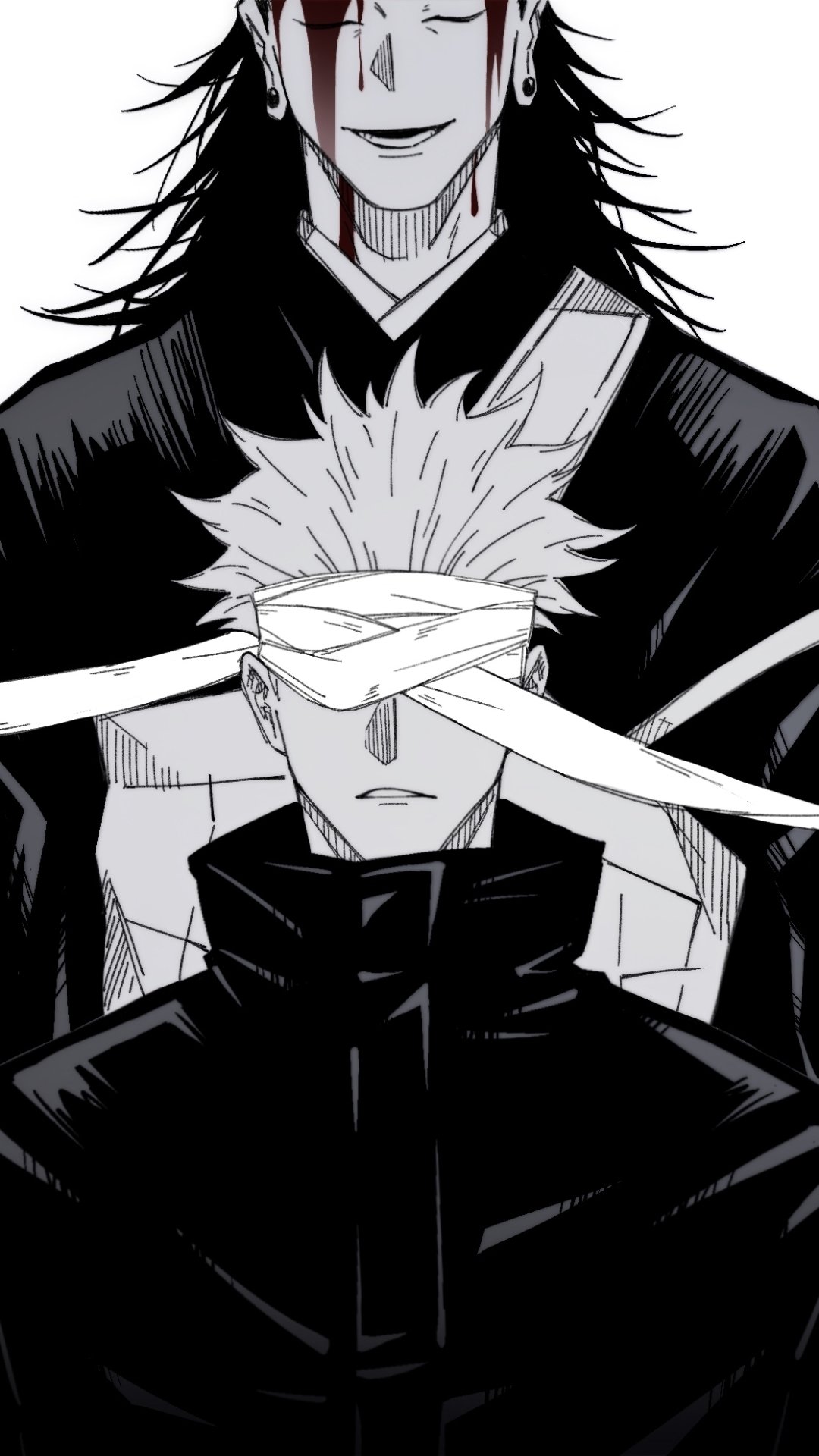 Download Satoru Gojo Suguru Geto Anime Jujutsu Kaisen Gojo & Geto Phone Wallpaper