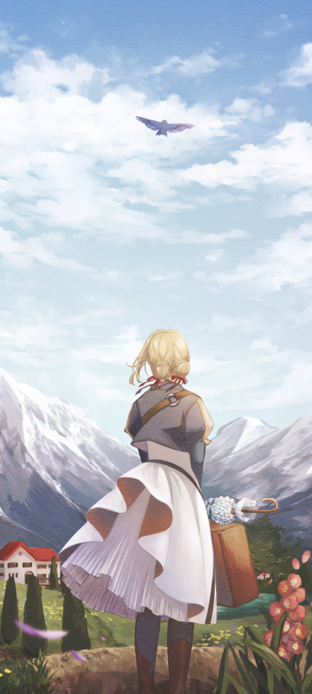 Download Violet Evergarden (Character) Anime Violet Evergarden Phone Wallpaper