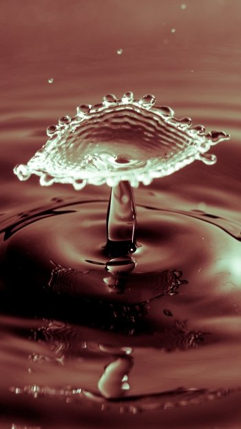 water drop nature water Phone Wallpaper