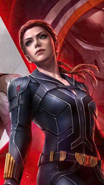 movie Black Widow Phone Wallpaper