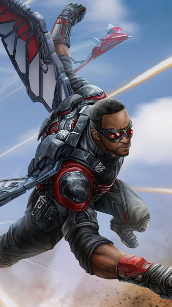Falcon (Marvel Comics) Comic Phone Wallpaper