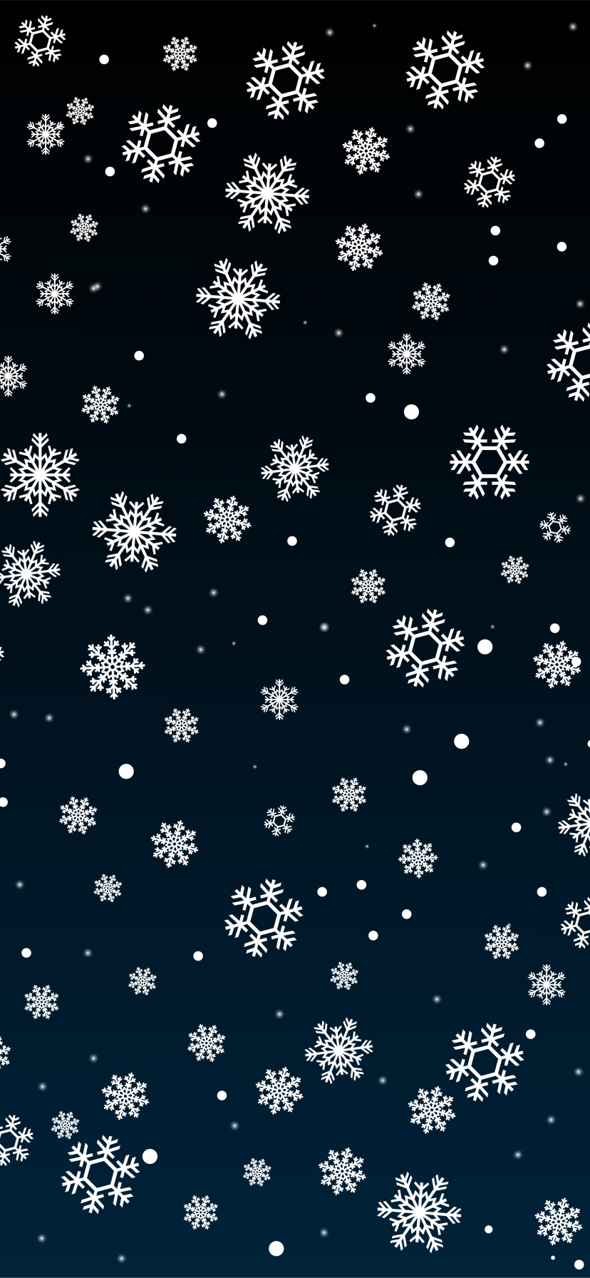 Artistic Snowflake Phone Wallpaper
