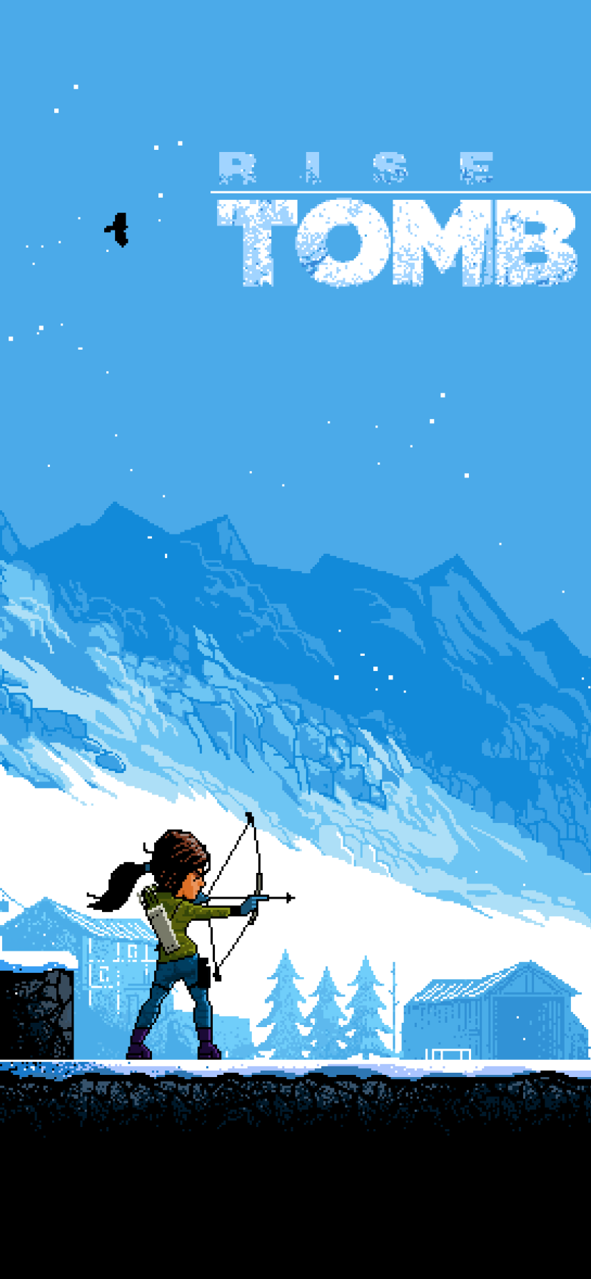 Rise of the Tomb Raider Phone Wallpaper by Amir Mohamadrezaee