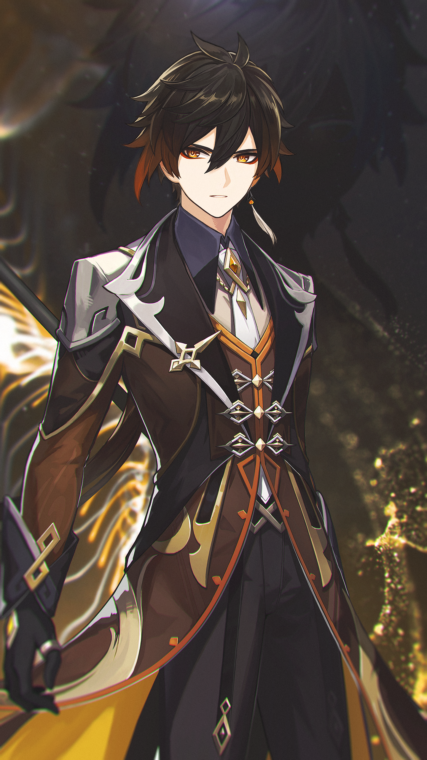 Zhongli 2K Mobile Wallpaper by EKHROS