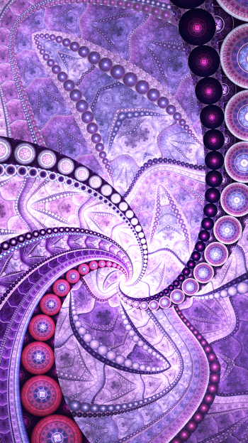 purple Abstract fractal abstract purple Phone Wallpaper