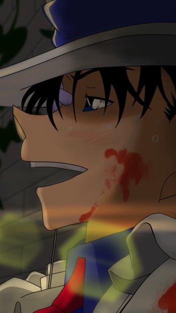 Kaito Kuroba Anime Detective Conan Phone Wallpaper