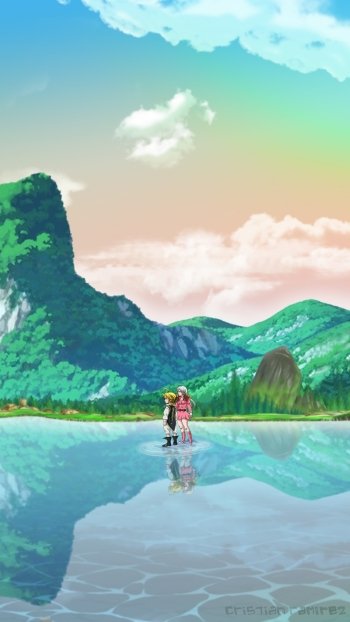 Elizabeth Liones Meliodas (The Seven Deadly Sins) Anime The Seven Deadly Sins Phone Wallpaper