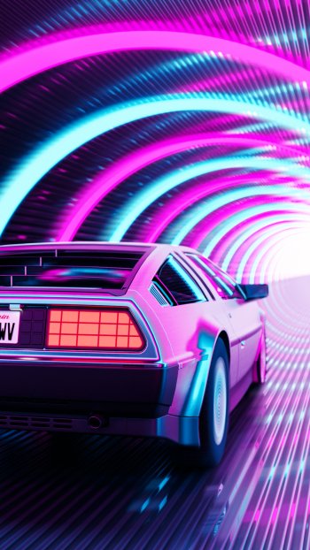  DeLorean, the time machine. by Umrumair
