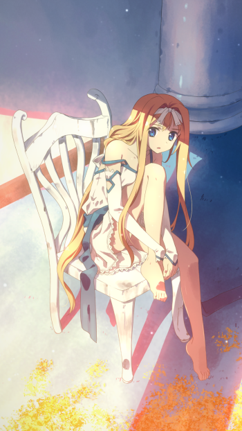 Alice Zuberg blonde feet Anime Sword Art Online Phone Wallpaper