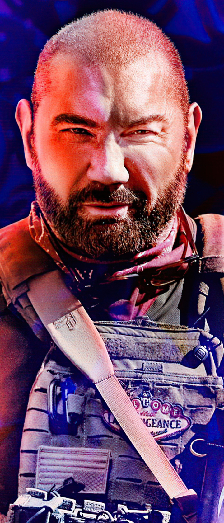 Dave Bautista as Scott Ward in 2021 movie Army of the Dead