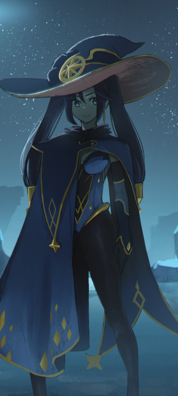 Mona (Genshin Impact) video game Genshin Impact Phone Wallpaper
