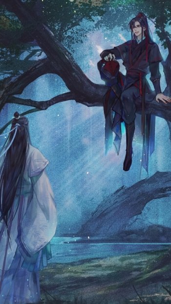 Wei Wuxian Lan Wangji Anime Mo Dao Zu Shi Phone Wallpaper