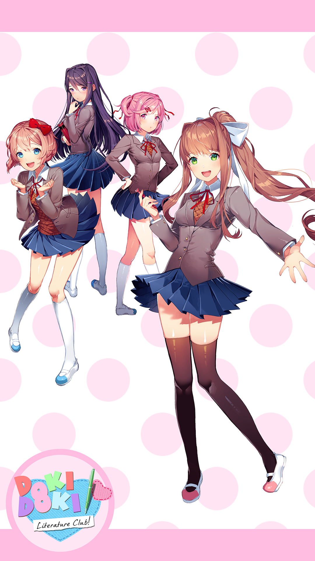 Doki Doki Literature Club! Phone Wallpaper by Adiim - Mobile Abyss