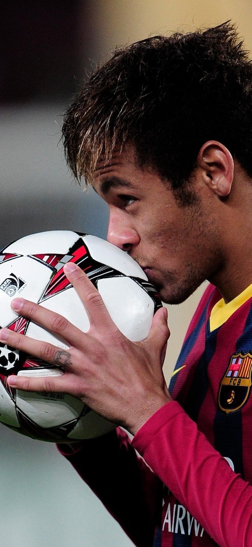 Download Brazilian Soccer Neymar Sports Phone Wallpaper