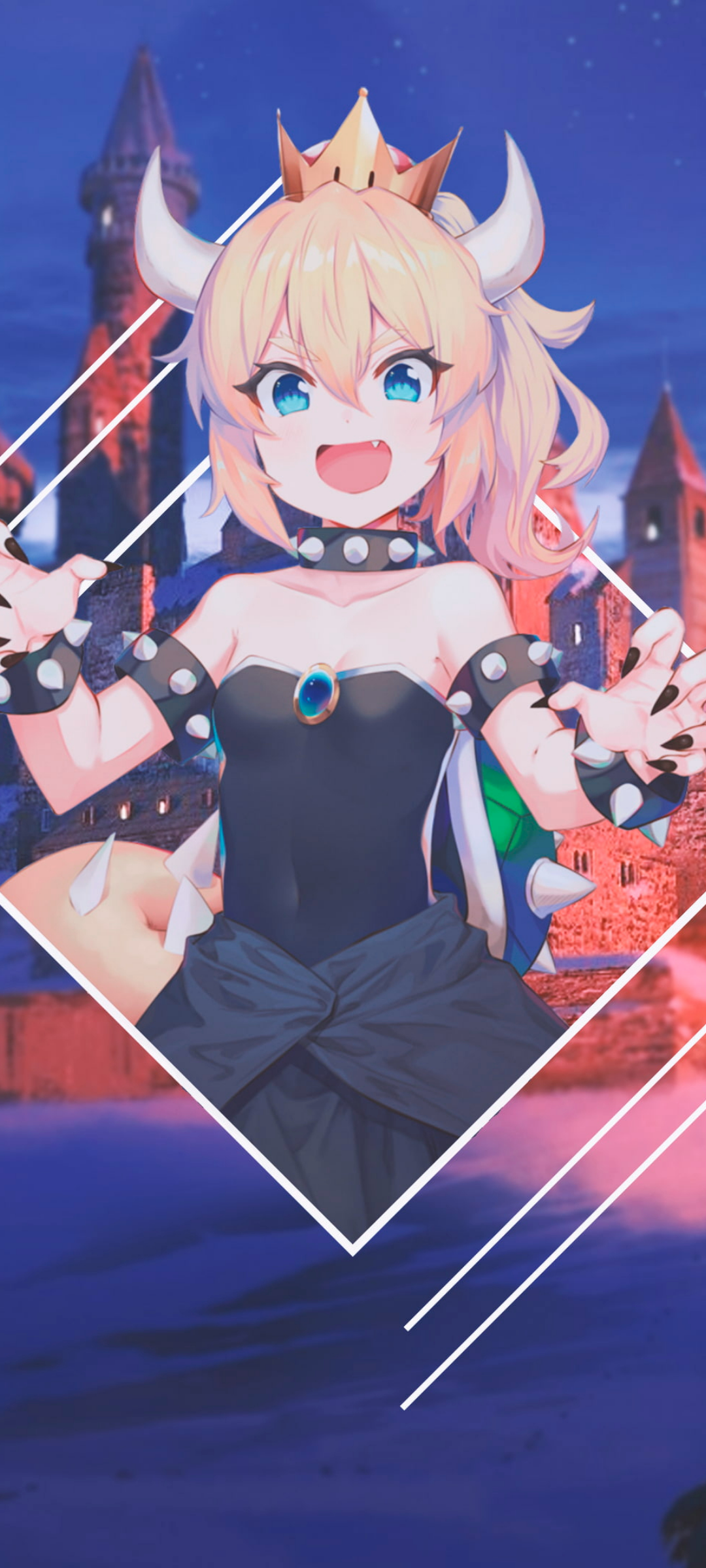 Download Nintendo Video Game Bowsette Phone Wallpaper