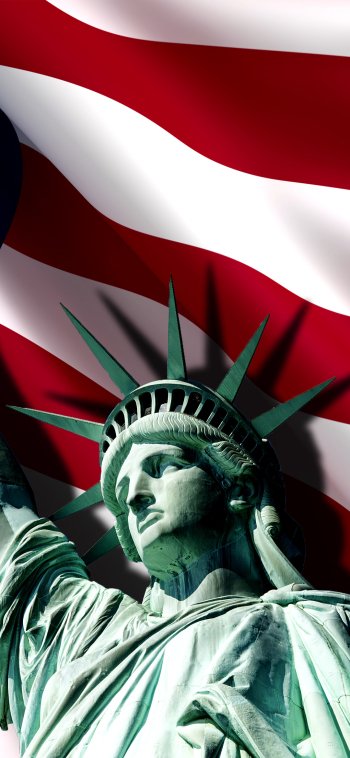 Statue of Liberty holiday 4th Of July Phone Wallpaper