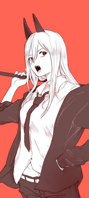 Power (Chainsaw Man) Anime Chainsaw Man Phone Wallpaper