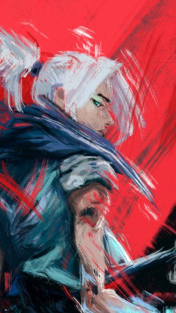Jett (Valorant) video game Valorant Phone Wallpaper