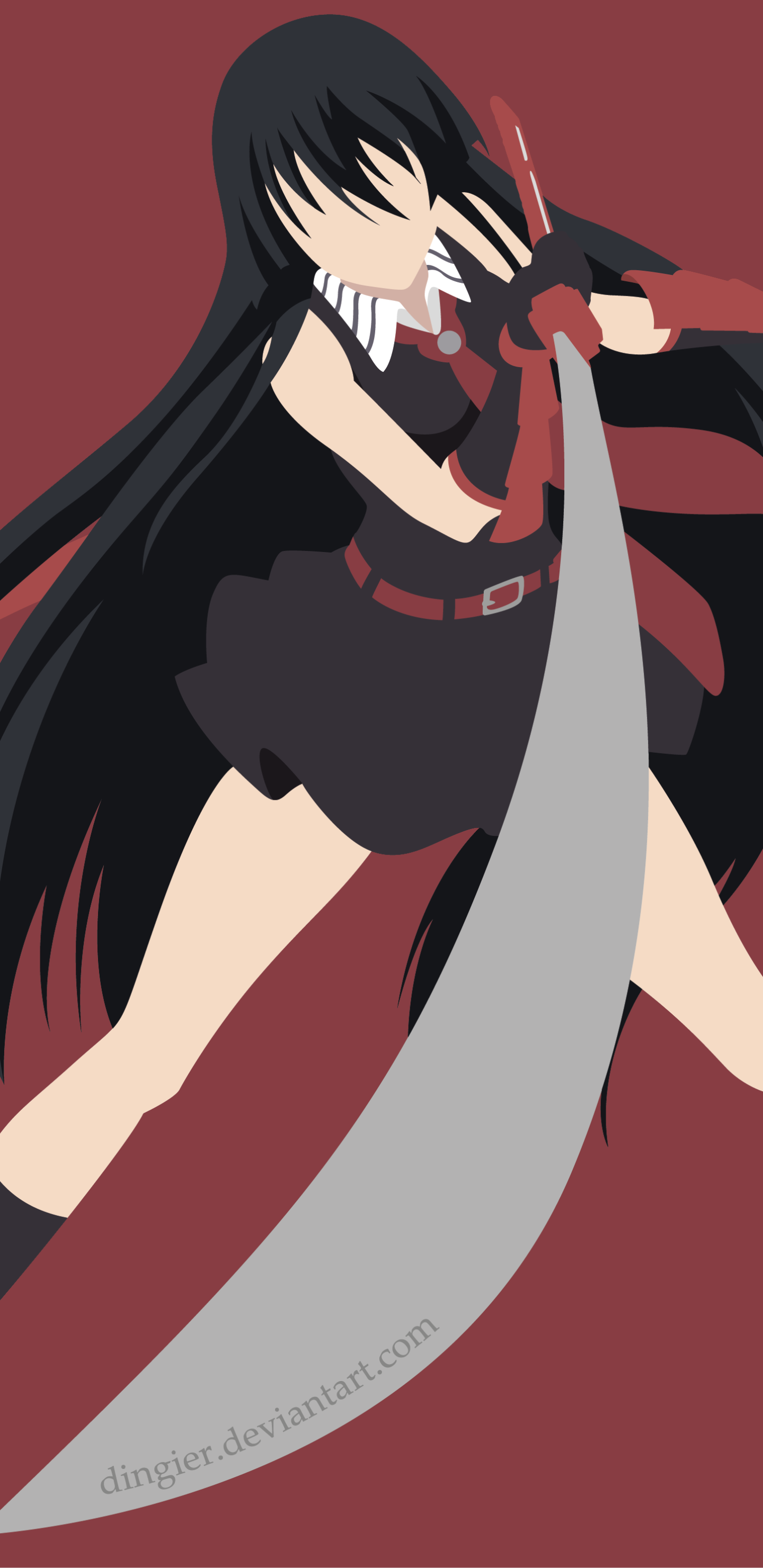 Anime Akame ga Kill! Phone Wallpaper by Linnea Eveliina