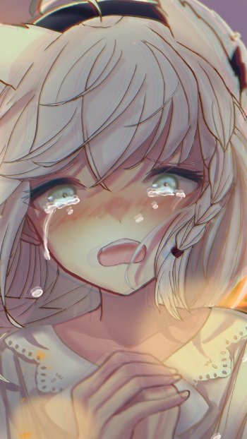 hololive Shirakami Fubuki Anime Virtual Youtuber Phone Wallpaper