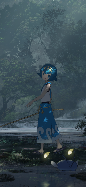 Lana (Pokémon) Anime Pokemon Phone Wallpaper