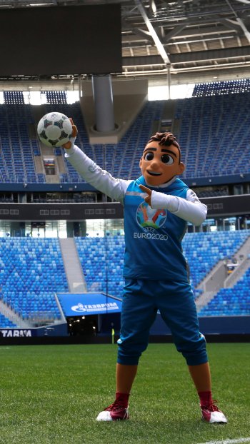 Skillzy mascot soccer UEFA EURO 2020 Sports Phone Wallpaper
