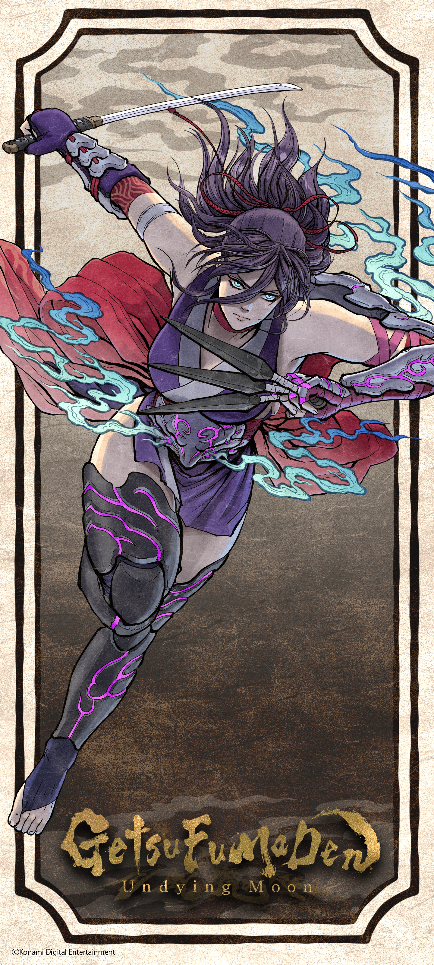 Download Getsu Renge Getsu Fuma Den Video Game GetsuFumaDen: Undying Moon Phone Wallpaper