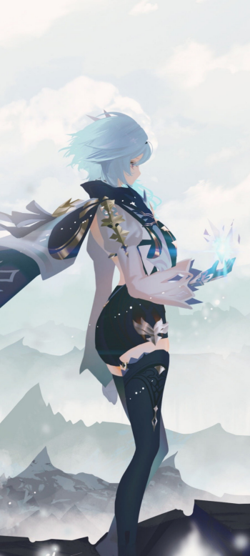 Eula (Genshin Impact) video game Genshin Impact Phone Wallpaper
