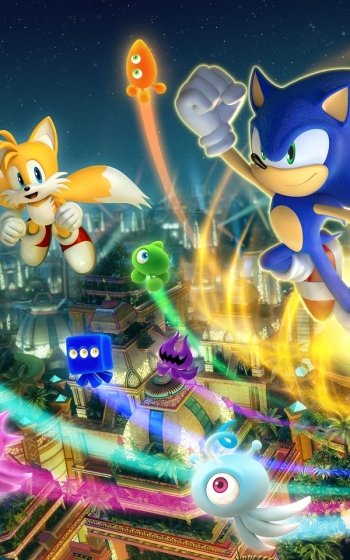Miles 'Tails' Prower Sonic the Hedgehog video game Sonic Colors: Ultimate Phone Wallpaper